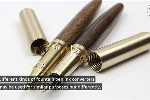 Fountain pen converter guide