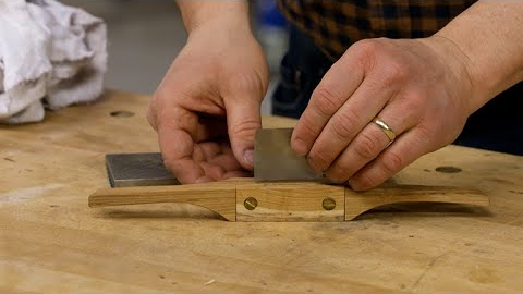 Making a Scraper Blade for Woodworking