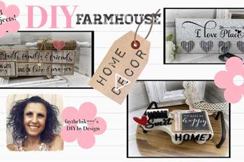 DIY Home Decor Crafts | DIY Farmhouse Crafts | DIY Farmhouse Inspired Home Decor 2022