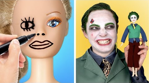 Poor Joker VS Rich Villain *DIY Room Makeover Hacks and Gadgets*