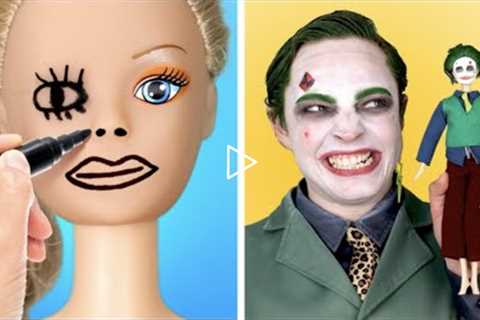 Poor Joker VS Rich Villain *DIY Room Makeover Hacks and Gadgets*