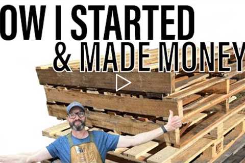 Use PALLETWOOD to make MONEY and learn woodworking.