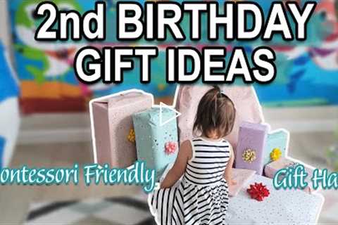 2ND BIRTHDAY GIFT IDEAS FOR CONTINUOUS PLAY! 15+ Montessori  Friendly Gifts for 2 Year Olds!
