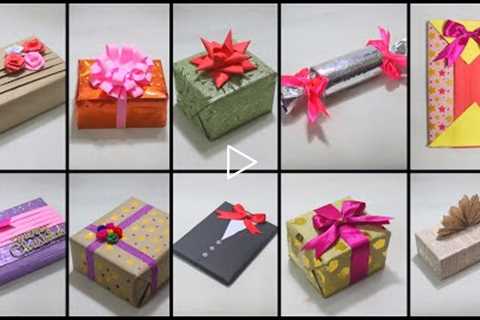 10 Fantastic Gift Wrap Ideas / 10 EASY GIFT WRAPPING IDEAS AND HACKS