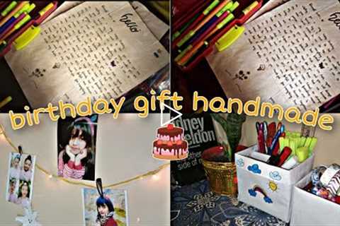 LET'S PACK HANDMADE GIFTS FOR MY BEST FRIEND ON HER BIRTHDAY | asethetic video | Writing Letter.
