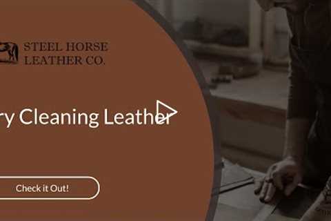 Dry Cleaning Leather