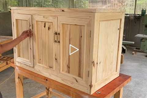 Amazing Interior Woodworking Project // How to Build a Kitchen Sink Base - Kitchen Sinks