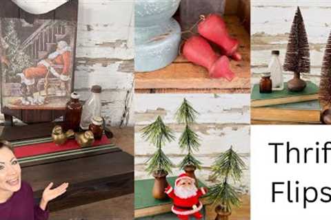 Thrift Flips For Profit | Wood Projects | Christmas DIY Decor 2022 | Farmhouse Flips | DIY Paint