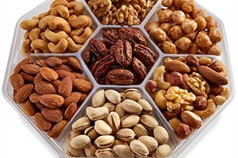 Assorted Nuts Gift Basket – Gourmet Food Mixed Nut Platter Fruit Nut Gift Box, Healthy Snack, Vegan ..