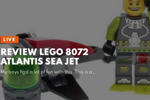 Review LEGO 8072 Atlantis Sea Jet