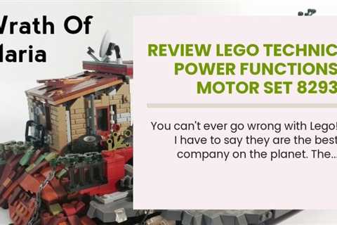 Review LEGO Technic Power Functions Motor Set 8293 Building Kit