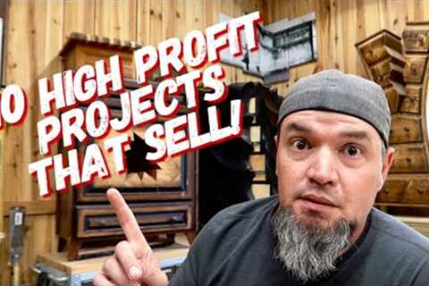 10  More Woodworking Projects That Sell - Low Cost High Profit - Make Money Woodworking