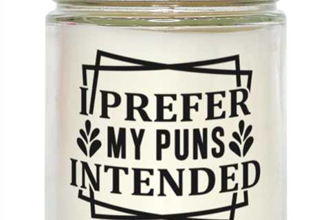I prefer my puns intended,  Vanilla candle. Model 60048