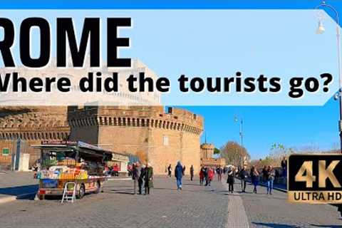 Rome Walking Tour 2023 - Where did the tourists go?
