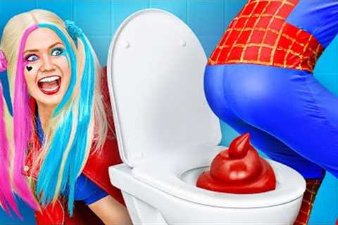 BEST BATHROOM GADGETS || Toilet Gadgets & DIY Tools Ideas! Funny Parenting Hacks By 123 GO!..