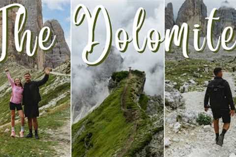 Hiking the Epic Dolomites: Passo Gardena, Cadini di Misurina & Tre Cime  | Italy Travel Vlog