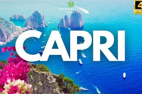 CAPRI ISLAND [4K] | ITALY | Relaxing Music with Breathtaking Views | The Bucket List Traveler