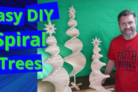How to Make Wood Christmas Trees: Beginner Woodworking Projects