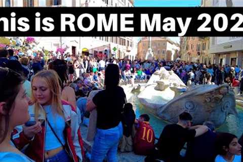 Rome Italy, Here''s The Current Situation in Rome, May 2023. All Streets Captioned