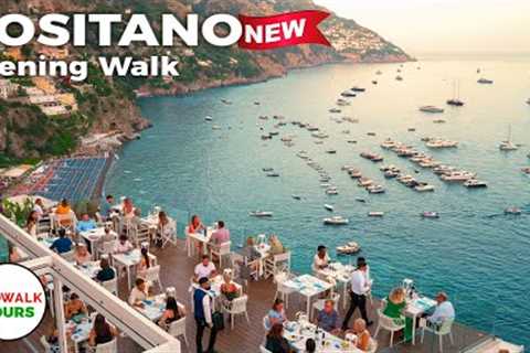 Positano, Italy Evening Walk - Amalfi Coast - 4K60fps with Captions - Prowalk Tours