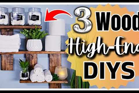 CREATE Easy High-End WOOD CRAFTS & DECOR IDEAS Using CHEAP or FREE Wood! You Can GIFT or SELL..