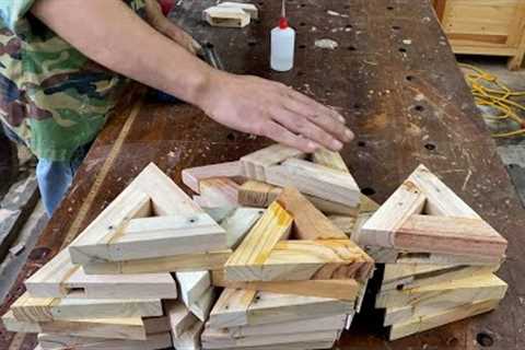 Creativity From Scrap Wood // Great Idea From A Skilled Craftsman