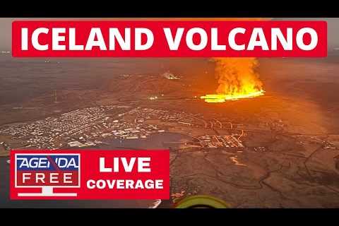 Volcano Erupts in Iceland Near Grindavik - LIVE Breaking News Coverage