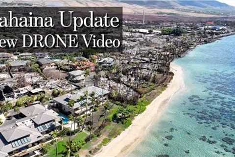 LAHAINA FIRE Recovery Update - New DRONE Video of Entire BURN-ZONE Shot December 4th 2023