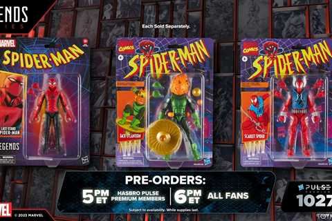 Hasbro 10/27 Marvel Recap – Retro Scarlet Spider, Last Stand Spidey, Jack O’Lantern