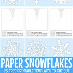 Free Printable Paper Snowflake Templates