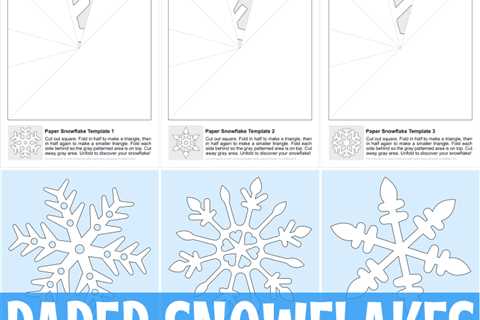 Free Printable Paper Snowflake Templates