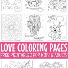 Super Sweet Love Coloring Pages