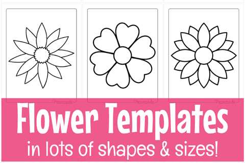 Free Printable Flower Templates for Crafts