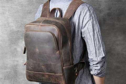 Men's Leather Backpacks For Work